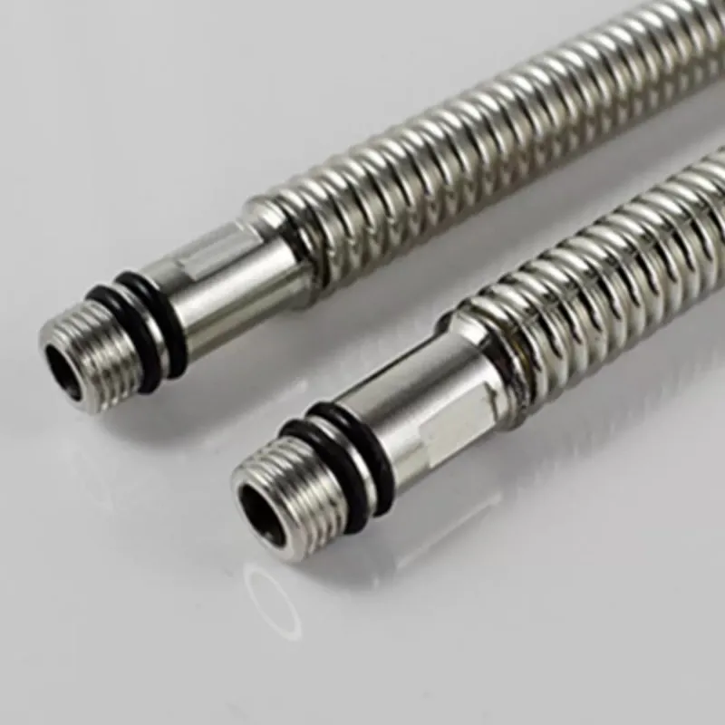 G1/2(20mm)*9.5mm Cold And Hot mixer Faucet Water Supply Pipe 304 Stainless Steel Explosion Proof Corrugated Hoses Faucets Parts