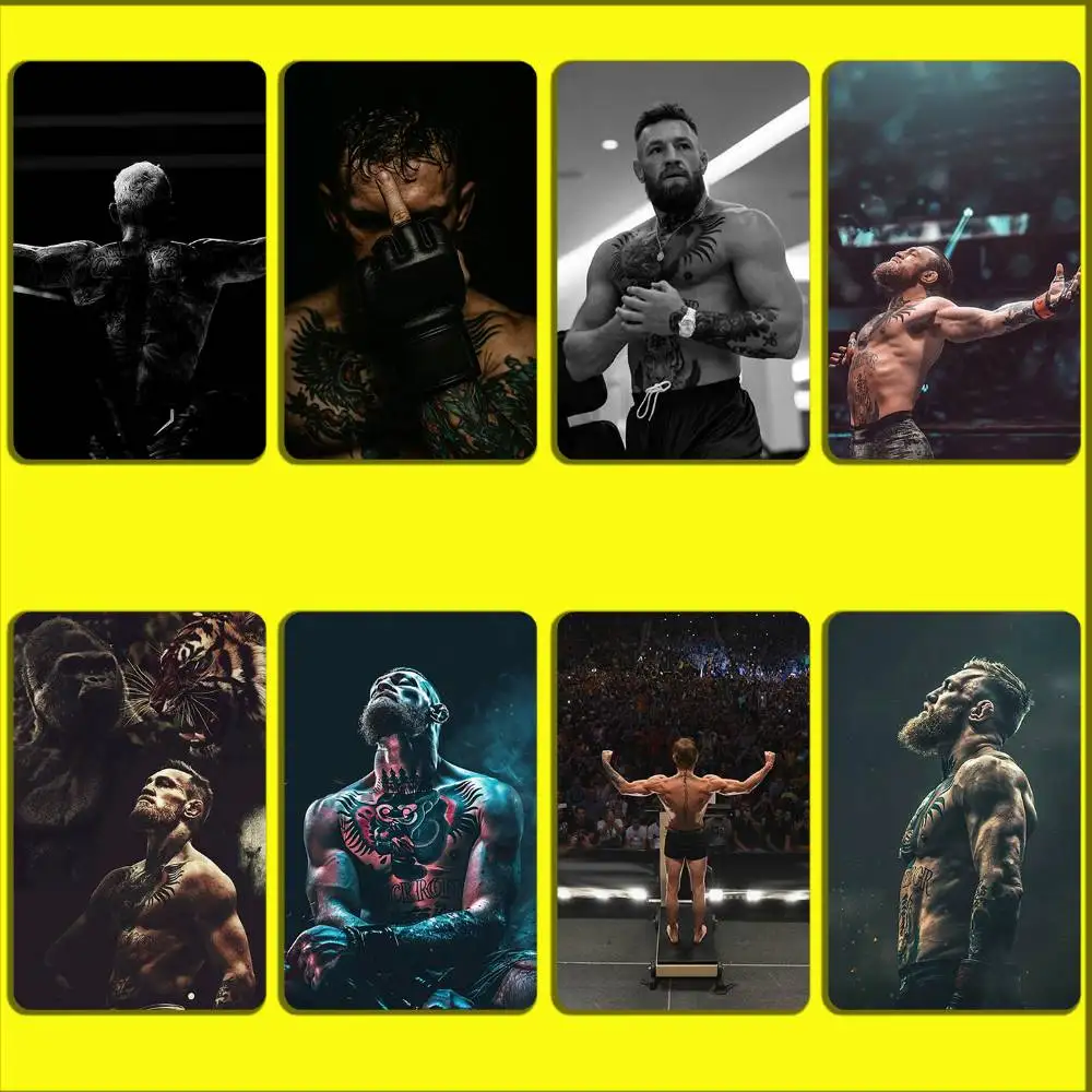 

C-Conor M-McGregor Card Stickers For Debit Bank Credit Cards Metro Bus Pass Sticker Decoration Cover Skin