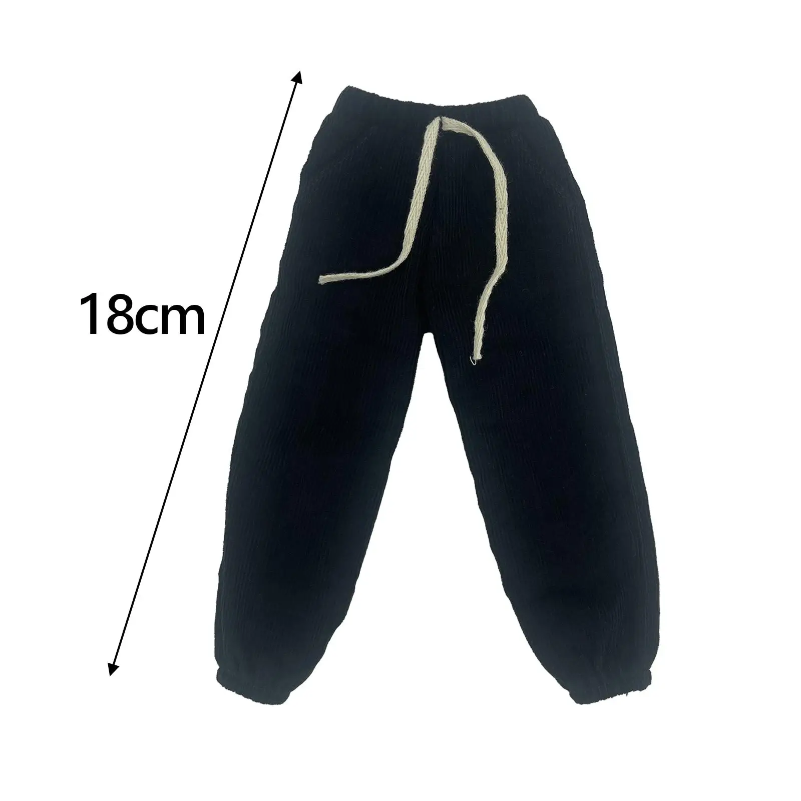 Pantaloni casual modello 1/6 Pantaloni larghi per action figure modello bambola da 12 pollici