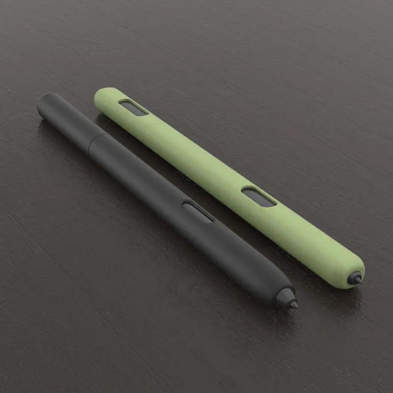 Silicone Pencil Case Tablet Touch Stylus Pen Cover Solid Color for Samsung Galaxy Tab S6 Lite S Pen S7 FE S8 Ultra S9 Plus image 6