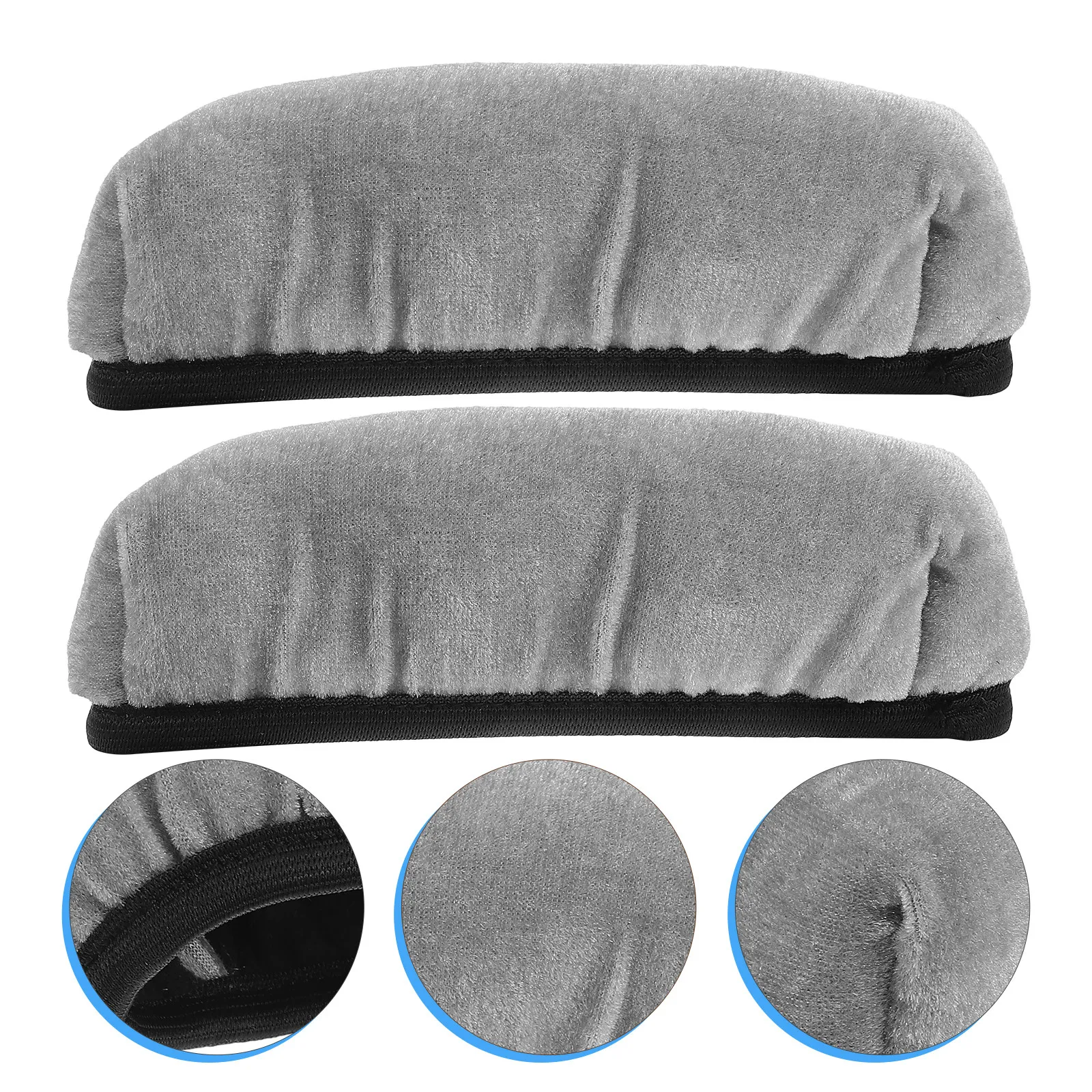 2Pcs Elderly Crutch Pads Soft Sponge Comfortable Underarm Cushion Anti-Scratch Elastic Protective Replacement Cover