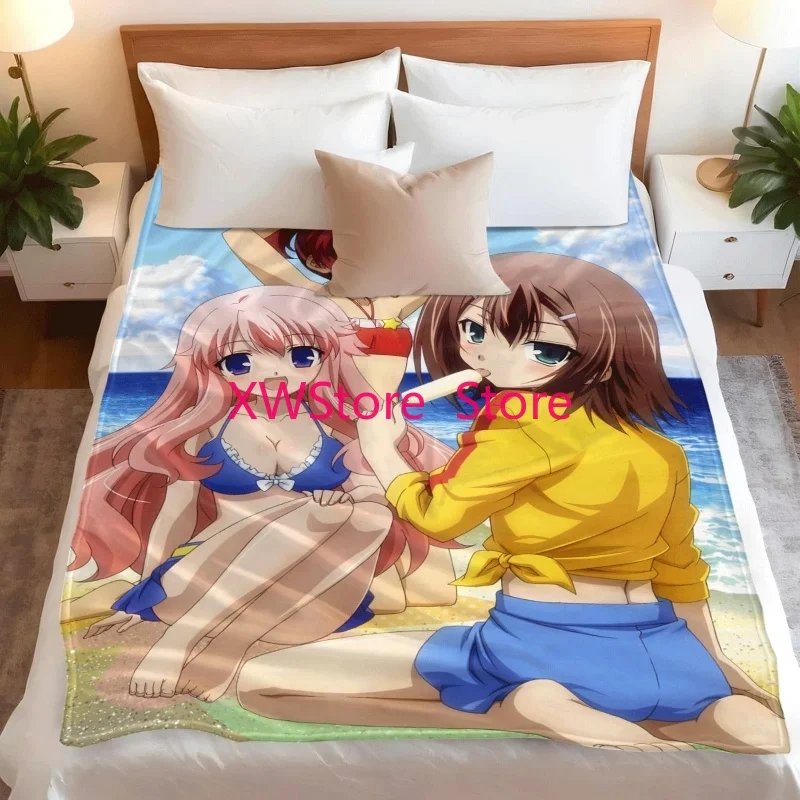 

Cartoon Flannel Beach Towel & Shawl 2-in-1 - Quick Dry Bath Towel, Extra Large Microfiber Nap Blanket Unisex