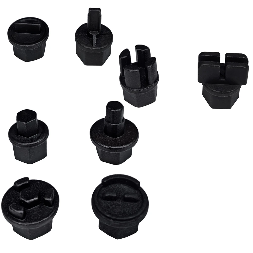 9 قطعة البلاستيك النفط عموم قابس التصريف أداة مجموعة لفورد VW أودي و BMW 3/8 "T-مقبض مع 8 محولات أدوات إصلاح السيارات #6