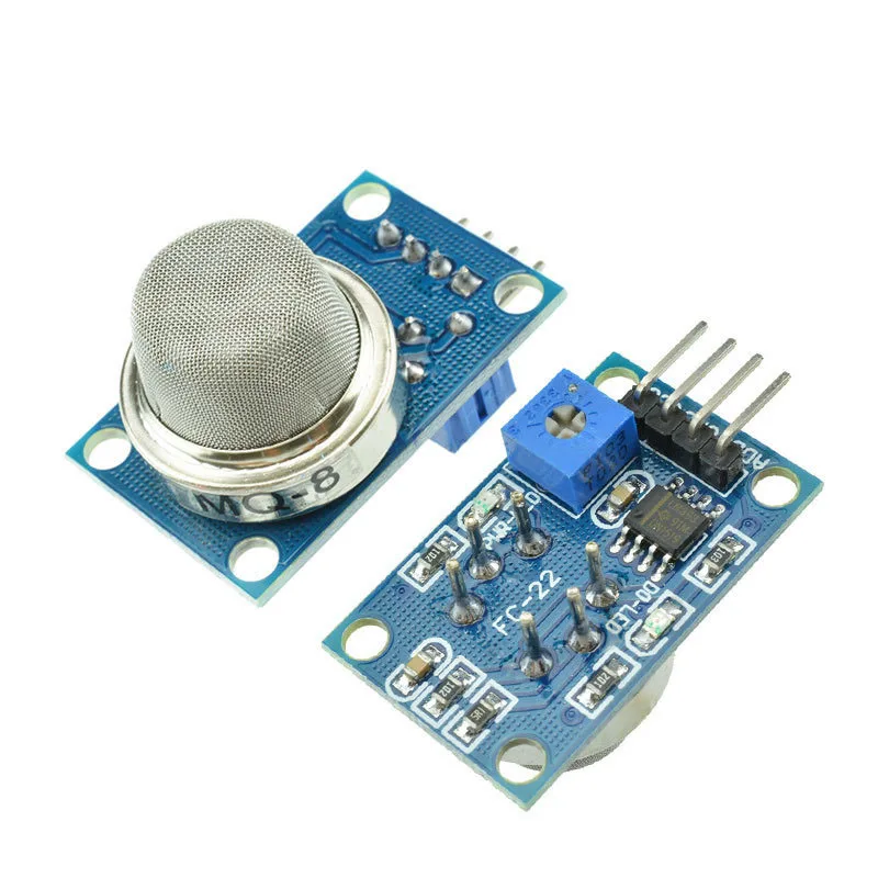 1/2~50/100Pcs MQ-8 Hydrogen Sensor Detection Alarm Module Gas Sensor Hydrogen Leak Monitoring Air Quality Sensor