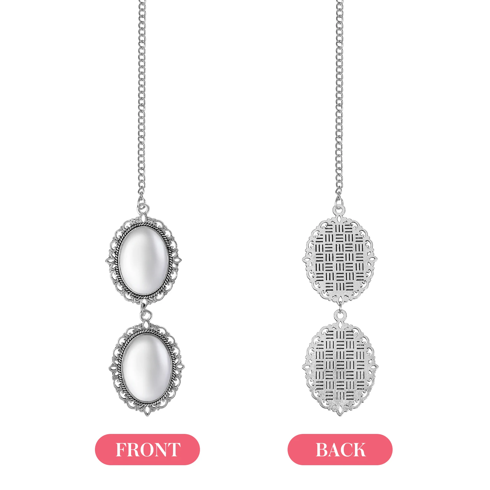 

2Pcs Graduation Photo Charms Alloy Pendant Tray DIY Craft Supplies Photo Frame Pendant for Graduation Hat Tassels Decor