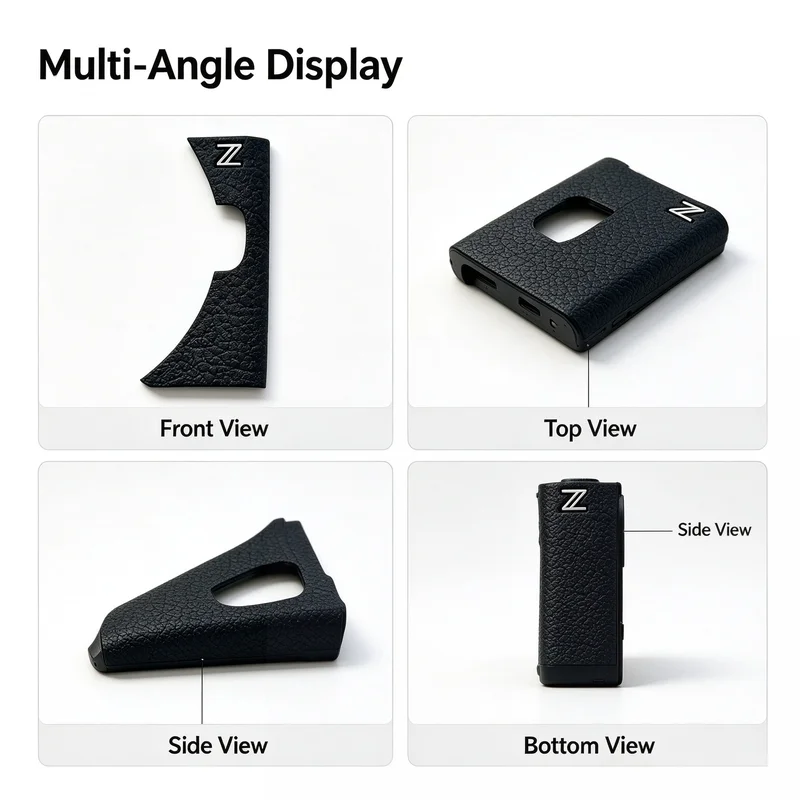 New Left Side Rubber Front Cover With Z Logo For Nikon Z6III Z63 Z6 3, Camera Repair Replacement Part