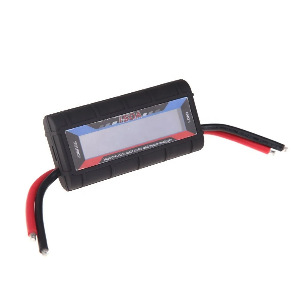 High Precision 150A Digital Watt Meter and Power Analyzer for RC Drone Plastic Electric Analyzer with Backlight LCD Display