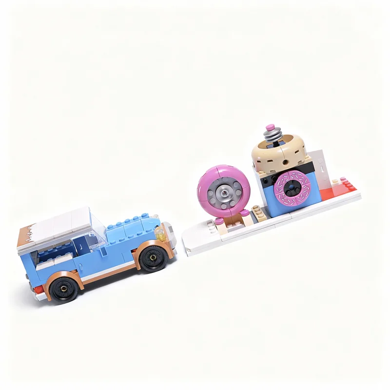 185 stks MOC Stad Tiny House Cool Car Model Bouwstenen Bouw Assembleren Kerstcadeaus Speelgoed DIY Onderwijs Creatief Idee