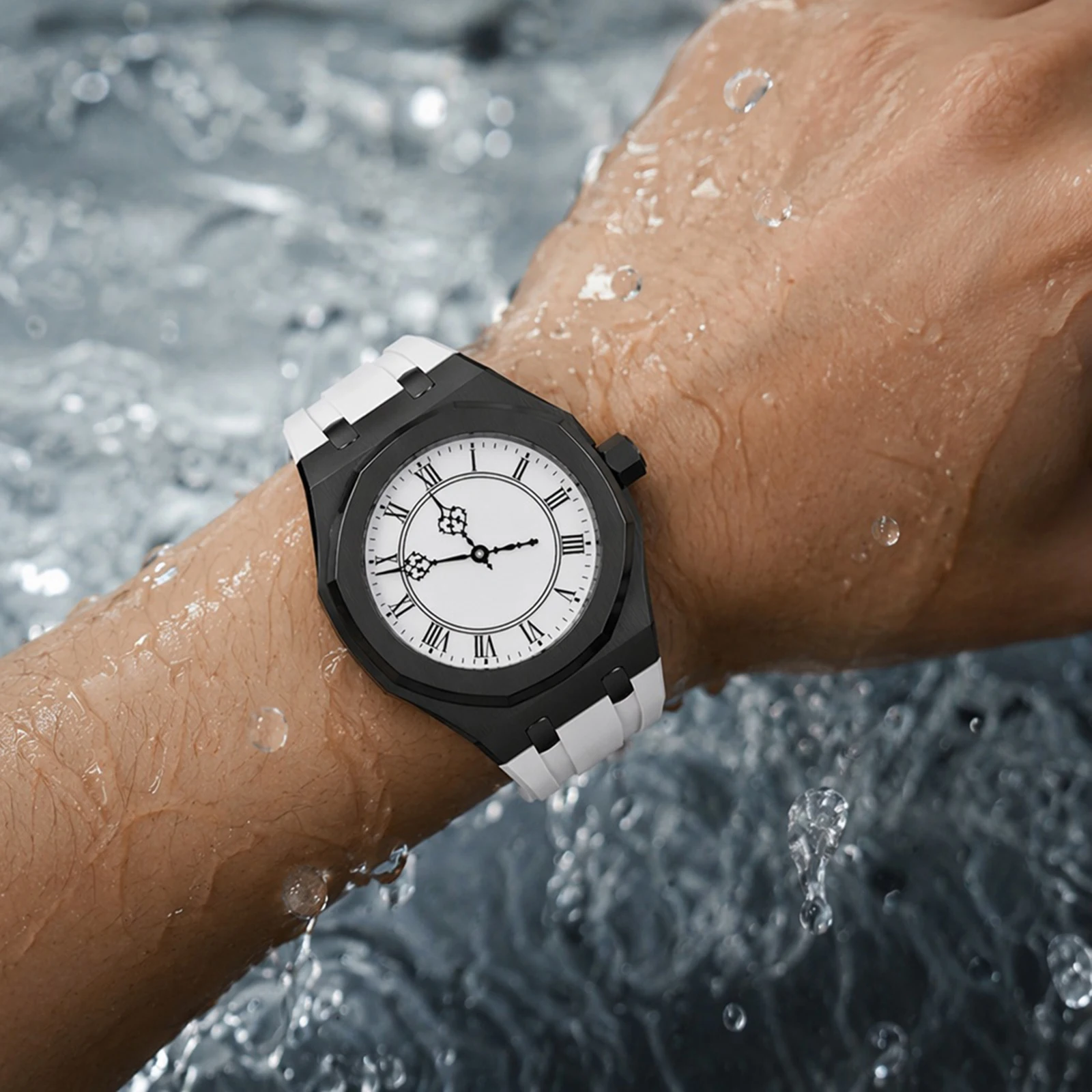 For Swatch X Royal Pop Scratch Proof Strap Set Non-Fading Shockproof Wrist Guard Wear Resist for Outdoor Travel Leisure Wearing