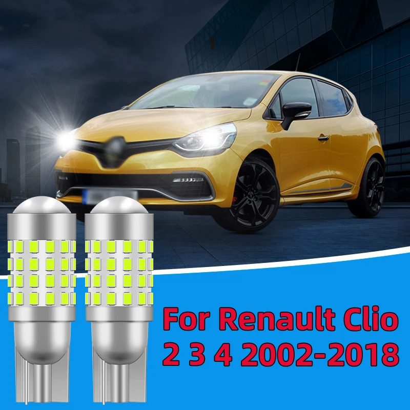 

2PCS For Renault Clio 2 3 4 2002-2018 Clearance Lights side marker position Signal Lamp width light 12V24V Car Led Traffic Bulb