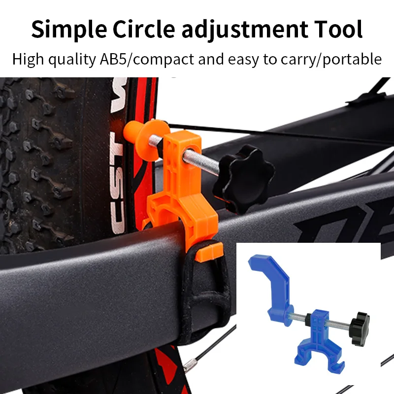 Suporte de Alinhamento de Rodas de Bicicleta Mini ESLNF, Ferramenta Profissional de Manutenção e Ajuste de Rodas de Bicicleta MTB para Reparo de Ciclismo