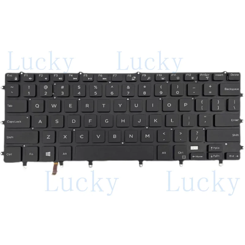

f FOR Dell XPS 15 7590 9550 9560 9570 7558 7568 M5510 Notebook Keyboard us