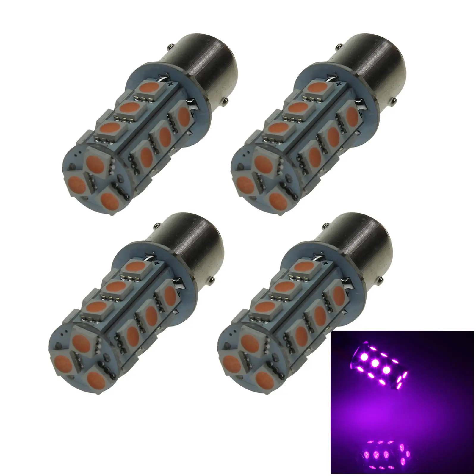 

4 шт., автомобильные задние фонари, 18 излучателей