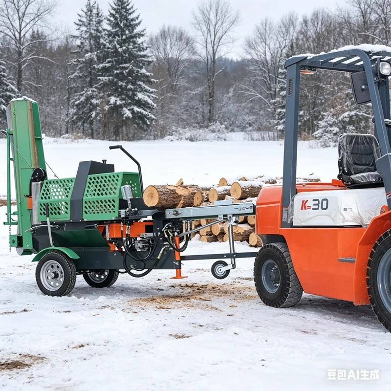YG Customized 12ton Log Splitter Electric Firewood Processor - RM7-12ET