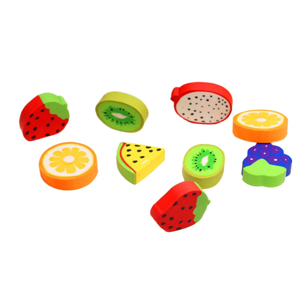 

50 Pcs Fruit Eraser Funny Erasers School Kawaii Stationery Retractable Cute for s Cartoon Child