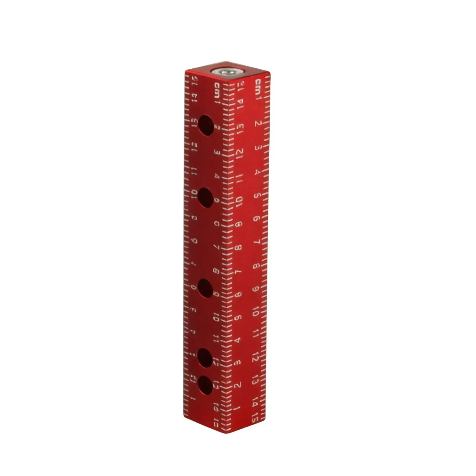 Rigid Aluminum Square Ruler for Overhead Installation and Edge Finishing with Printed Graduations for Accurate Layout Work