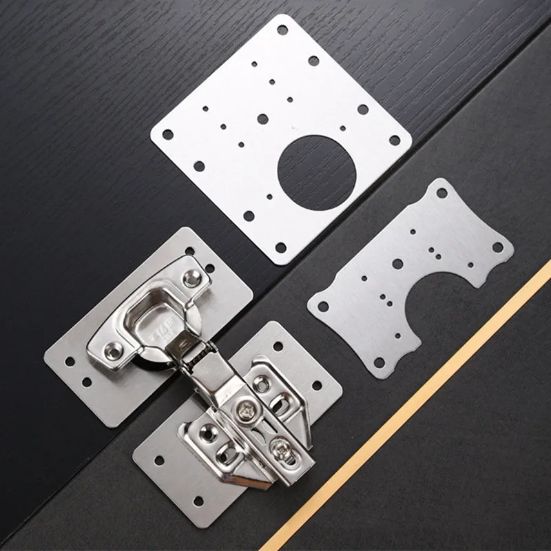 

KK&FING Furniture Hinge Repair Plate Foldable Table Cabinet Door Hinger Cupboard Wardrobe Door Drawer Hinge Hardware Accessories