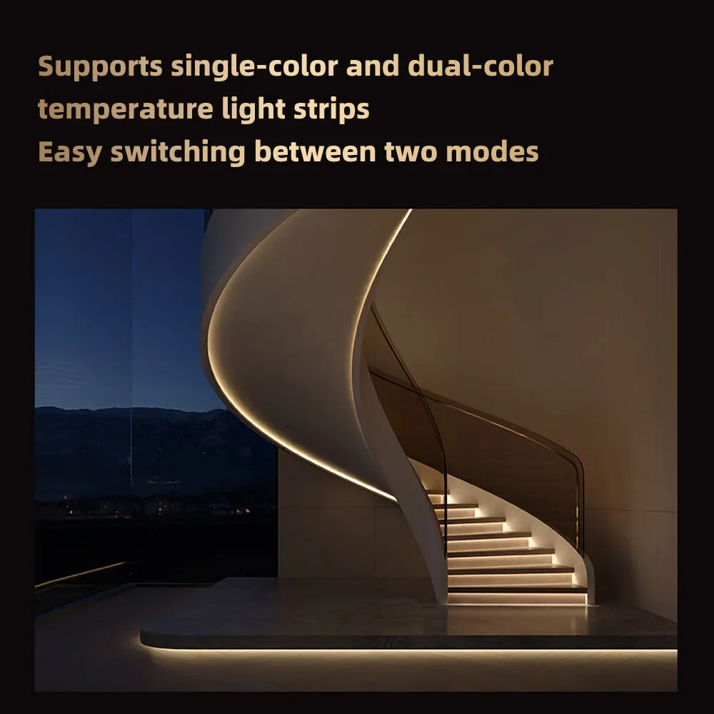 Aqara Smart Light Strip Driver T1 ZigBee 3.0 درجة حرارة اللون الفردي والمزدوج القابلة للتعديل وتعتيم المنزل بالكامل لتطبيق HomeKit #5