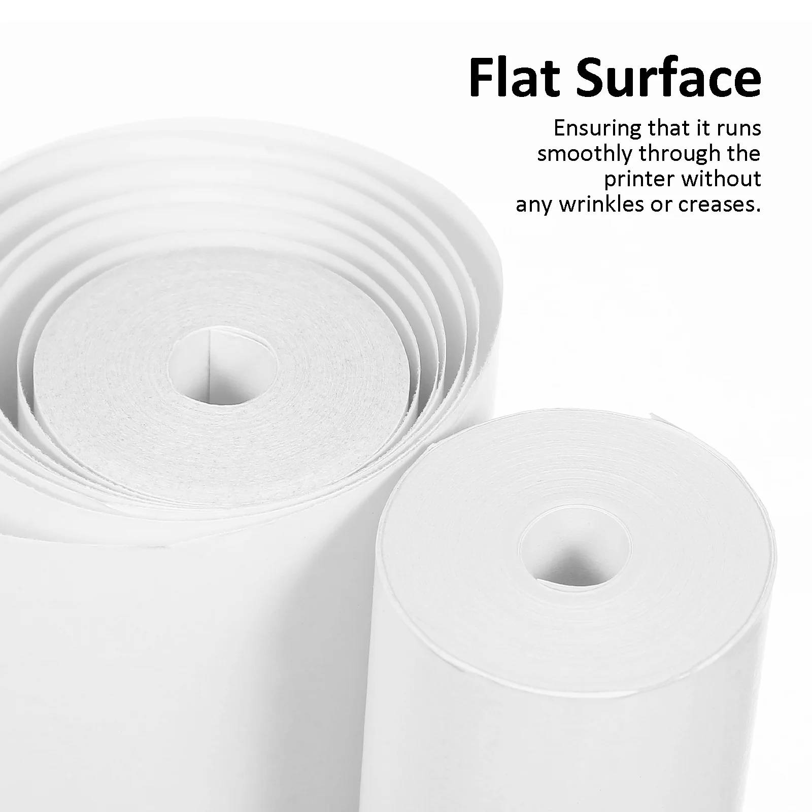 

Thermal Printer Paper Rolls Clear Prints Smooth Flat Surface Easy Use No Jams Universal Size Thermal Receipt Paper