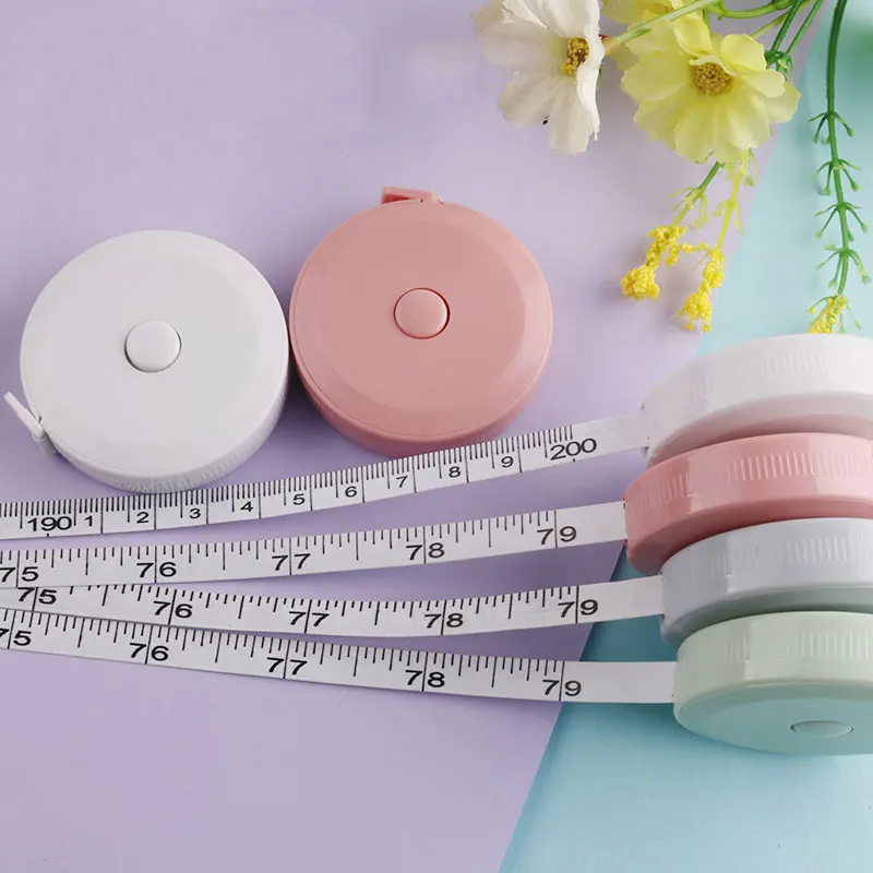 1.5/2 Meters Soft Retractable Measuring Tape Sewing Tape Measure for Pocket Body Tailor Sewing DIY Craft Cloth Tools