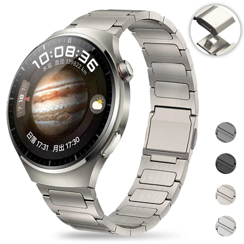 22mm Magnetic Titanium Strap For Huawei Watch GT5/4Pro 46mm 4/3 Pro Ultimate Band For Amazfit Balance GTR 4/3/2 47mm Bracelet