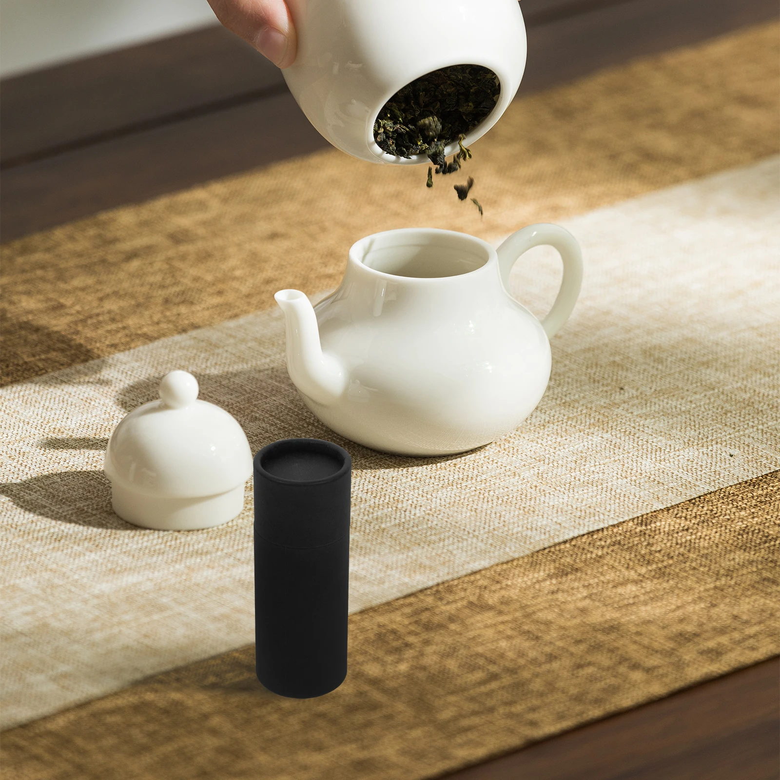 Paper Gift Box Essential Tubes with Lid Cardboard for Packaging Caps Essentials Travel Heavy Duty