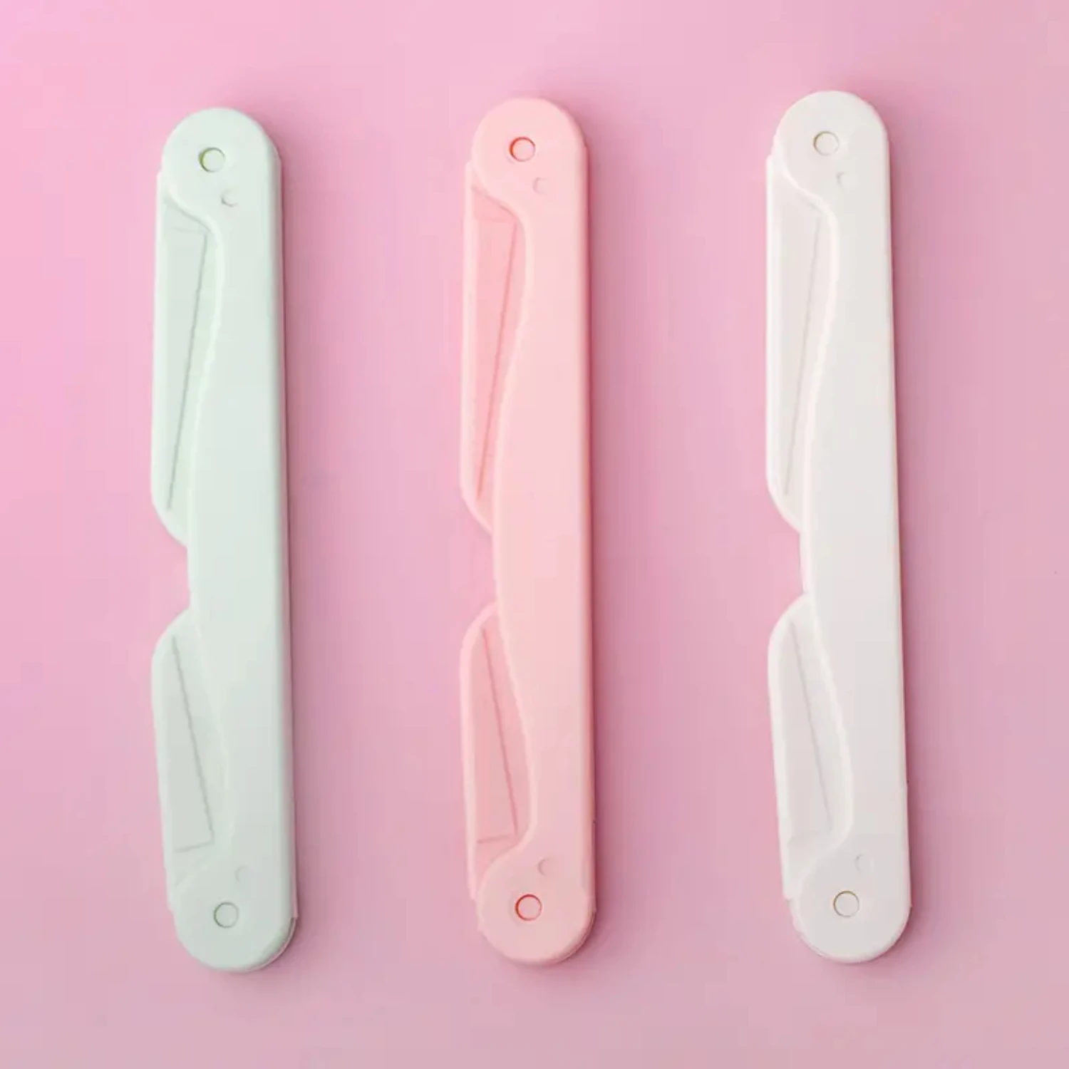 Набор из 3-х острых лезвий-триммера для бровей, прецизионного формирователя и бритвы — портативный косметический инструмент для идеальных бровей