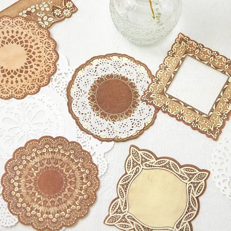 40 stuks basismateriaal scrapbooking handboek geheim vintage materiaal decoratief patroon Dreamland papier retro kant