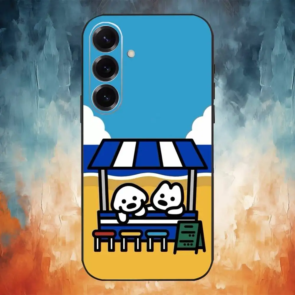 Leuke M-Matsui Art telefoonhoesje voor Samsung GalaxyA13,21s,22,31,32,52,53,71,72,73, zachte zwarte cover