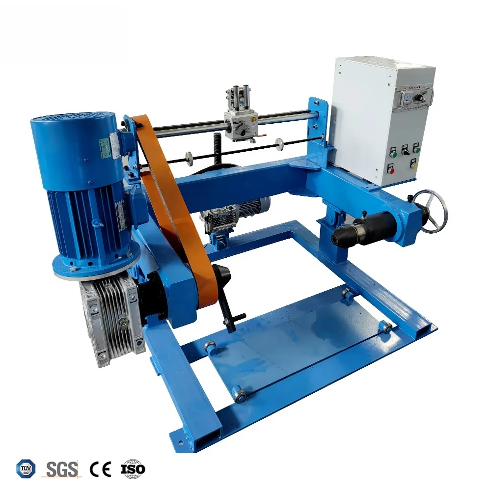 PN 1250 Bobbin Drum Reel New Energy Flat Copper Shaft-less Type Take-up/Pay-offmachine Fiber Optic Winder