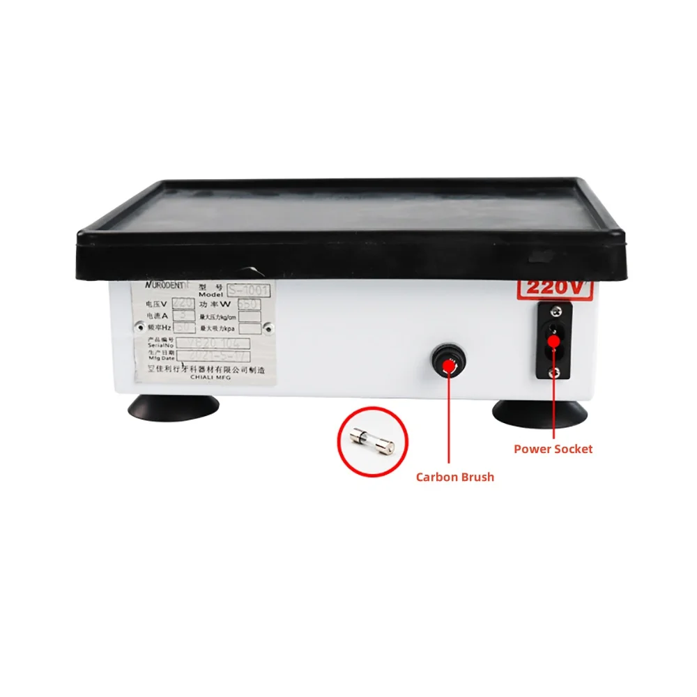 650W Dental Stone Vibrator - Variable Speed Model Shaker, Bubble Eliminator for Plaster Casts & Alginate, 220V