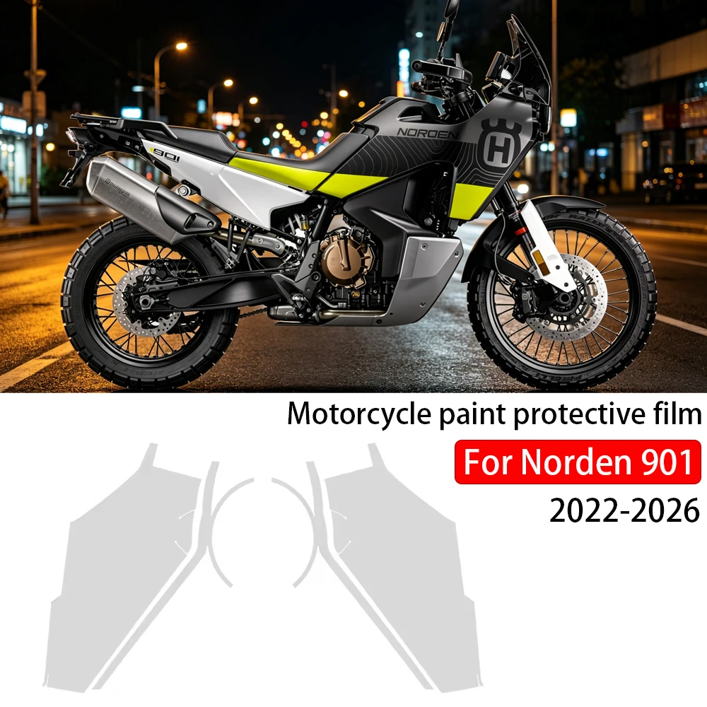 For Husqvarna Norden 901 Norden901 2022- Motorcycle TPU PPF Anti-scratch Protective Invisible Protective Paint Protective Film