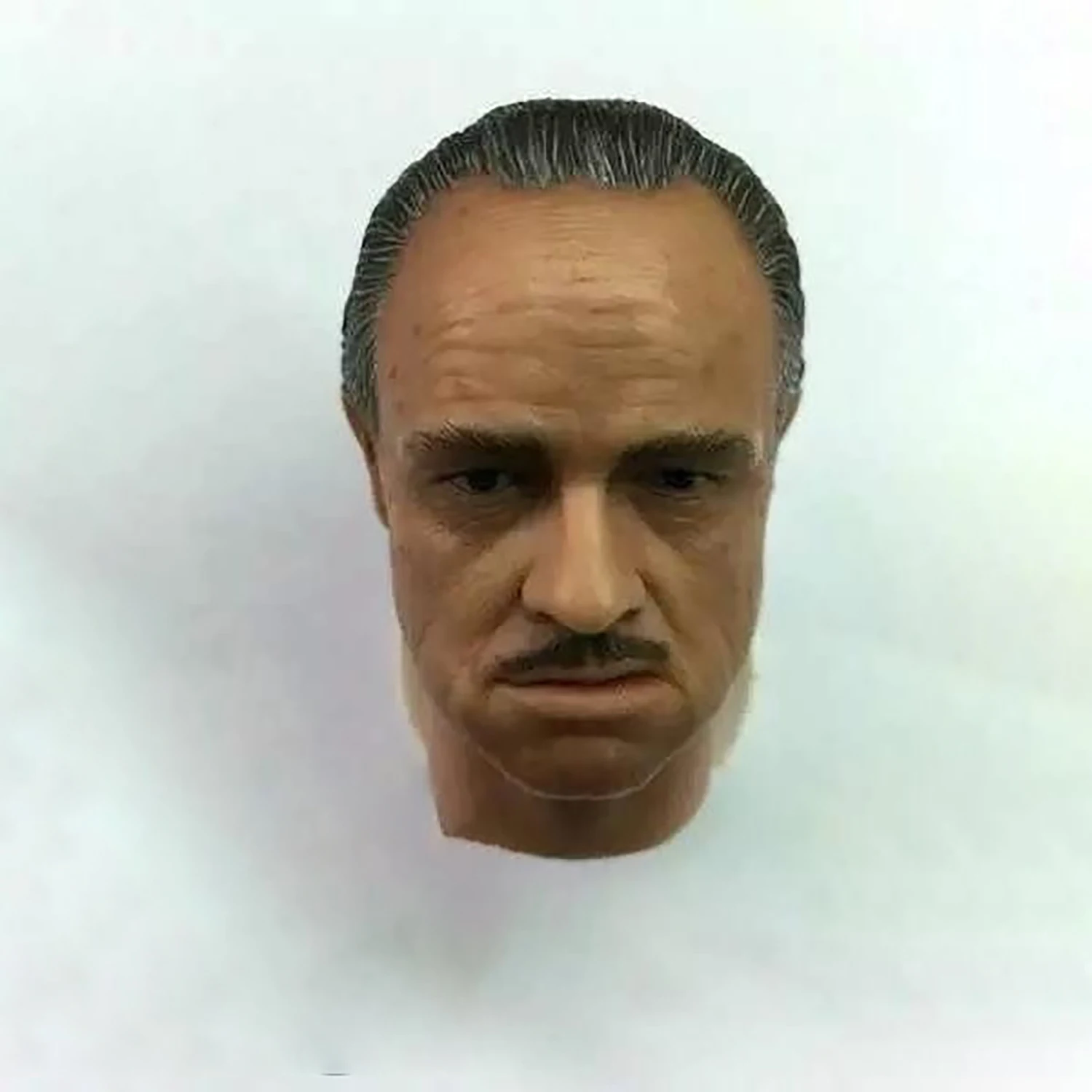 

1:6 Old Godfather Marlon Brando Head Sculpt Carved Model Toys DIY 12'' Action Figure