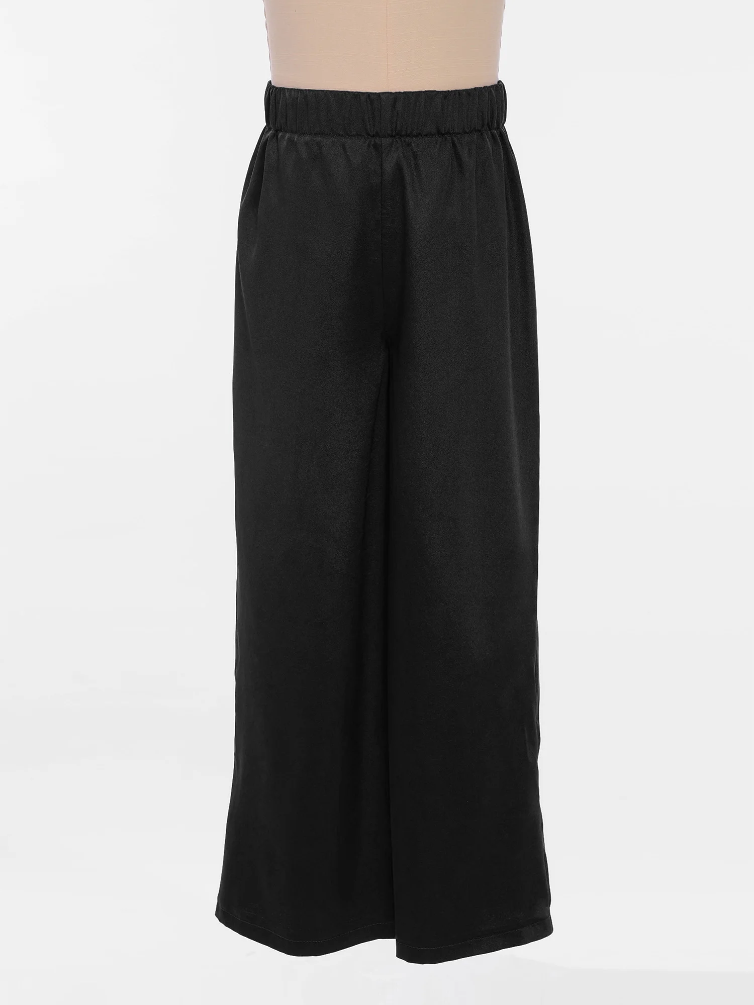 أطفال بنين الليتورجية الثناء الرقص السراويل العبادة ازياء الاحتفال بالروح الصلبة الساتان واسعة الساق السراويل أداء الملابس #4