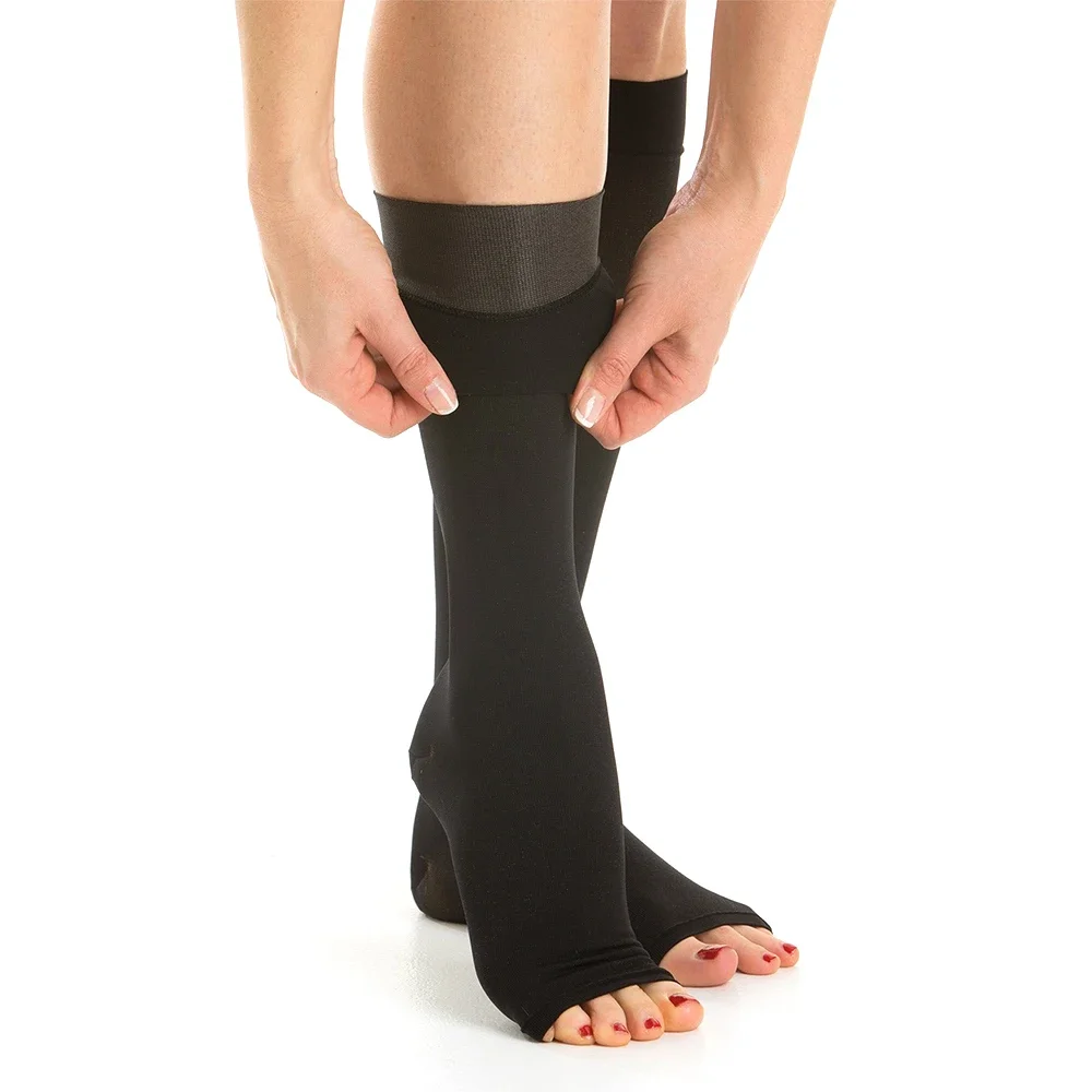 Chaussettes de compression 30-40 mmHg pour femmes et hommes – Meilleures bas de soutien pour la course à pied, les sports athlétiques médicaux, les voyages, la grossesse