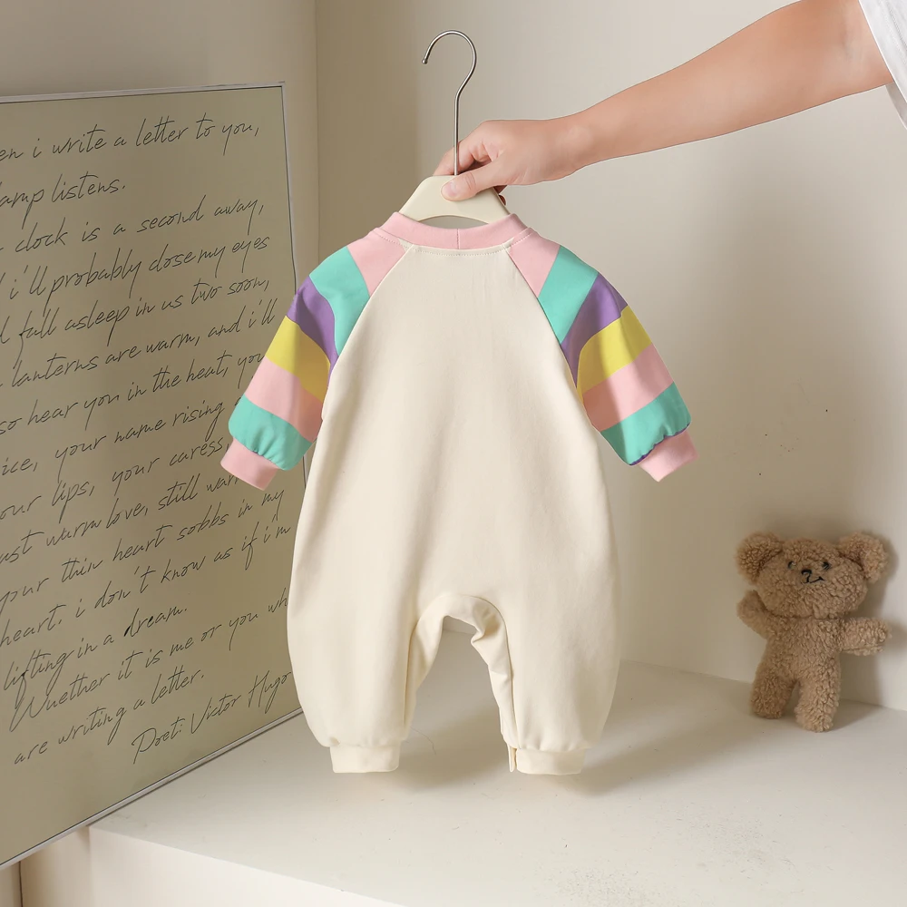 

Spring Outfit Baby Girl Onesie Cute Faionable Single Layer Harai Clothes for Cling Outdoor High Waist Long Pants Cotton