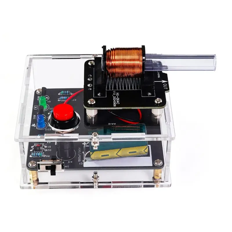 [NEWA76K!】 DC 3V Electromagnetic Transmitter DIY Electronic Kit, High-Voltage Electromagnetic Cannon, Mini Voltage Converter Mod