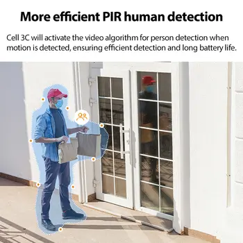 IMOU Cell 3C se solárním panelem, 2K WiFi kamera, 5000mAh baterie, bezdrátová IP66, inteligentní barevná noční vidění, domácí bezpečnostní kamera 10 nejlepší prodej veo kamera - №6