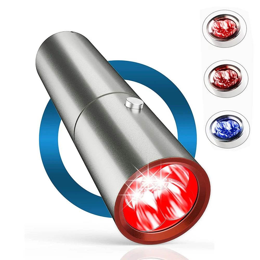 Red light treatment device for pain relief 3 Led and 5 Led red blue light