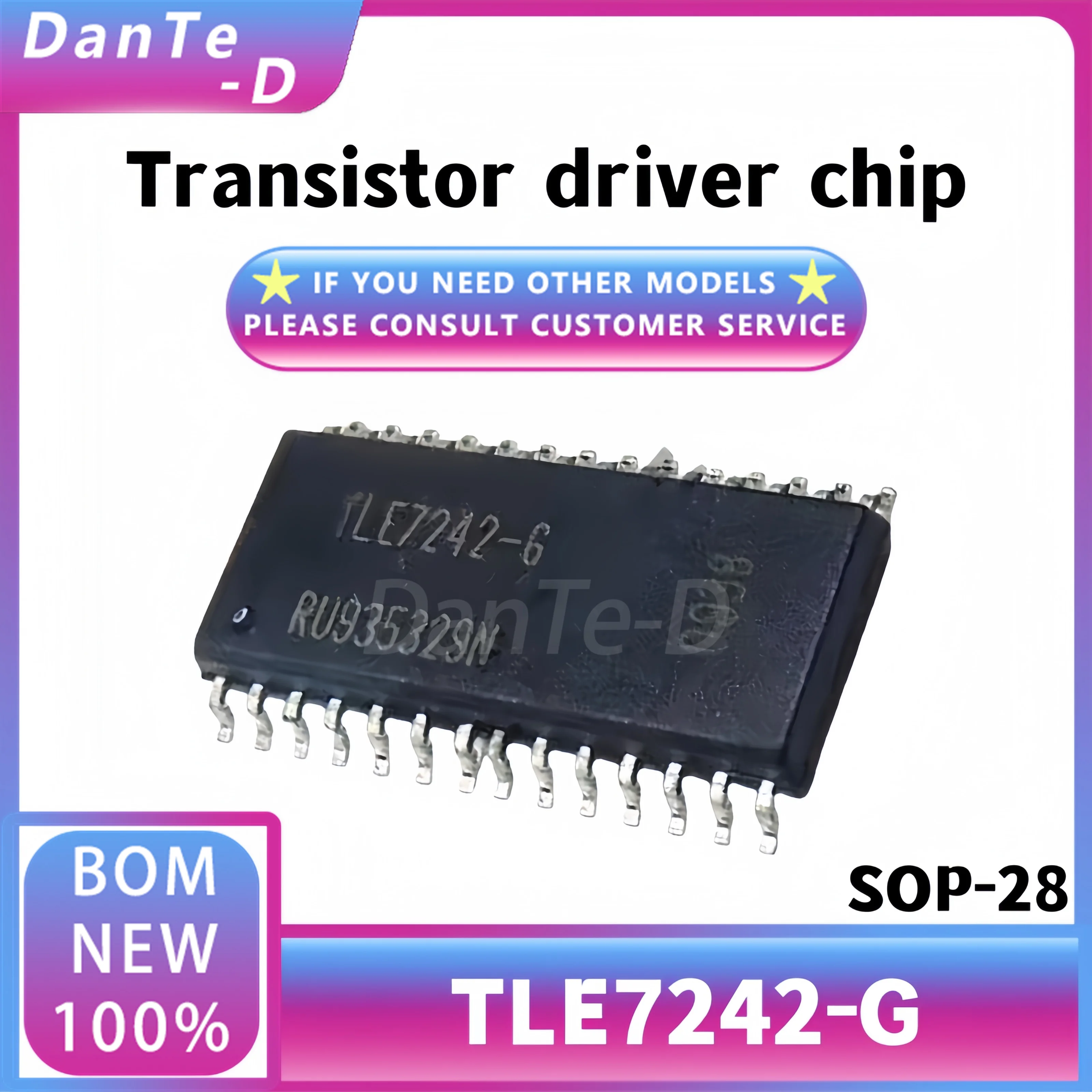 TLE7242-G TLE7242-2G SOP-28 computer board transistor driver chip IC new original authentic