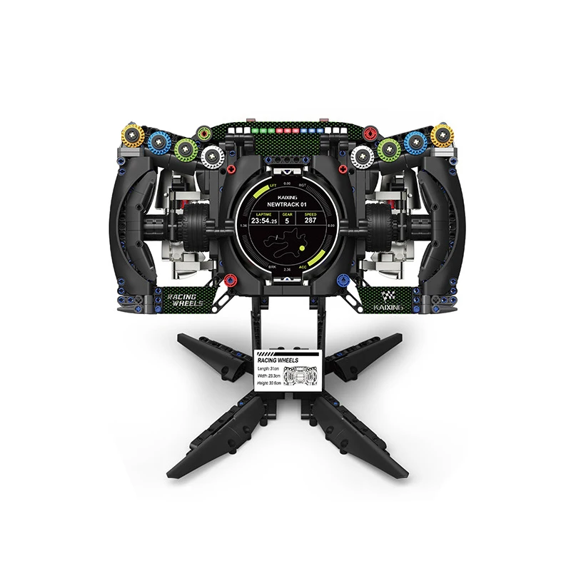 

IN STOCK MOC Technical GT3 Racing Simulation Steering Wheel Building Blocks Bricks Assembling Toys for Children Birthday Gift