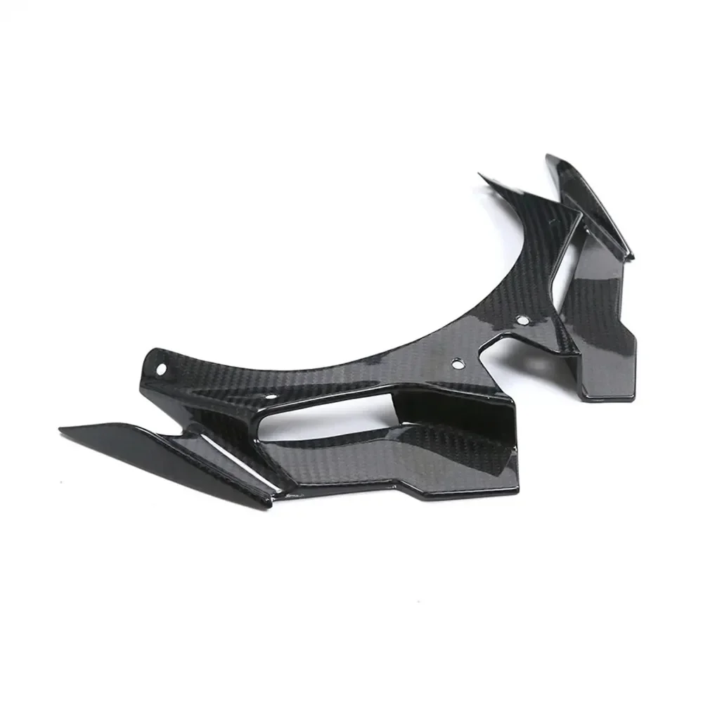 

ZX-4R accessory Carbon Fiber Motorcycle Front Lower Wing Beak Winglets Cover For Kawasaki Ninja ZX-4R ZX-4RR ZX25R 2020-2024