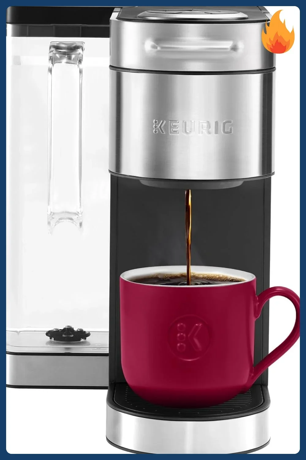 

[Discounted Price!]K-Supreme Plus Single Serve K-Cup Pod Coffee Maker, MultiStream Technology, Customizable Strength and Tempera