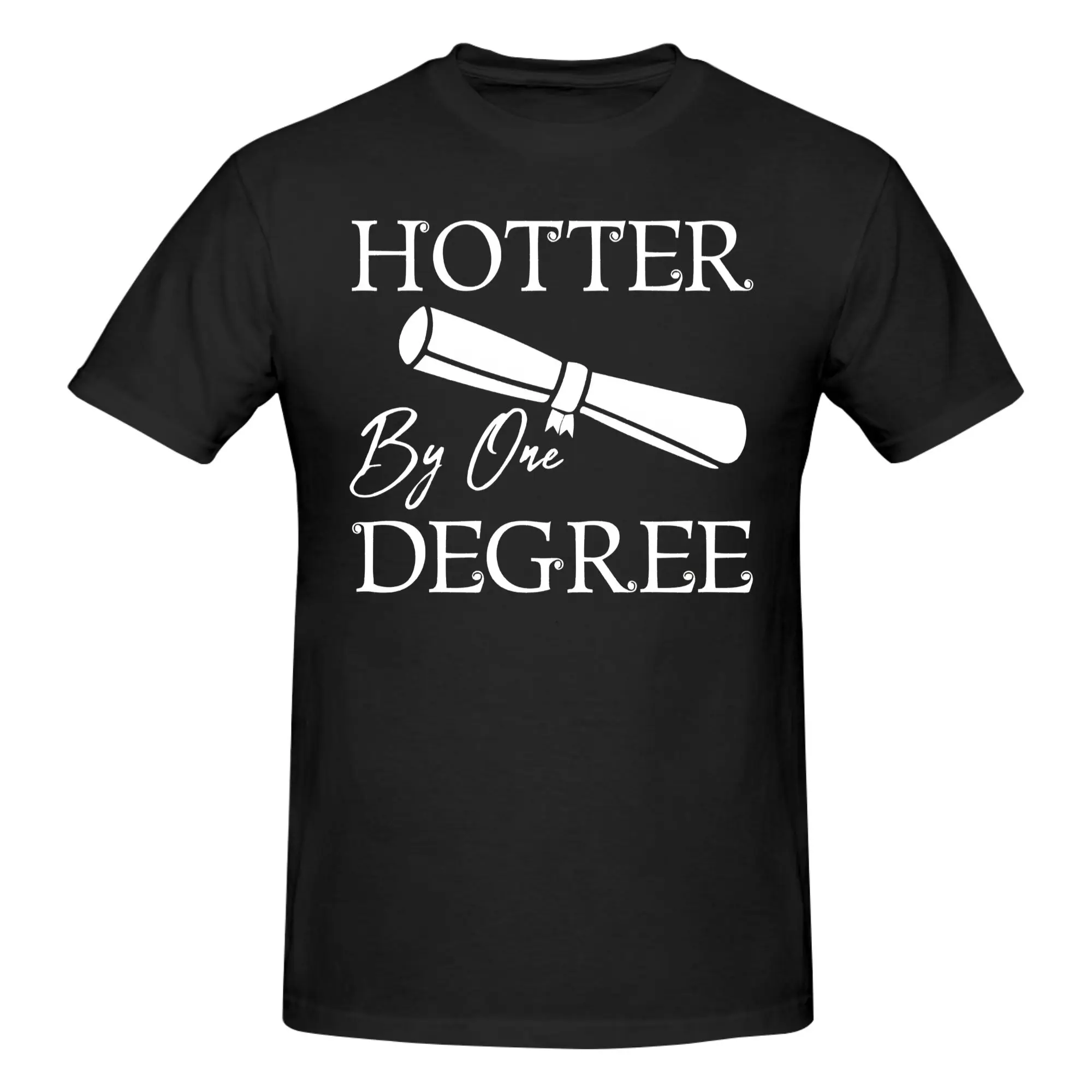 1 Piece Hotter By One Degree Graduation Graphic 100% Cotton T-Shirt Graduation  Class Of 2026 Tees Tops For Men