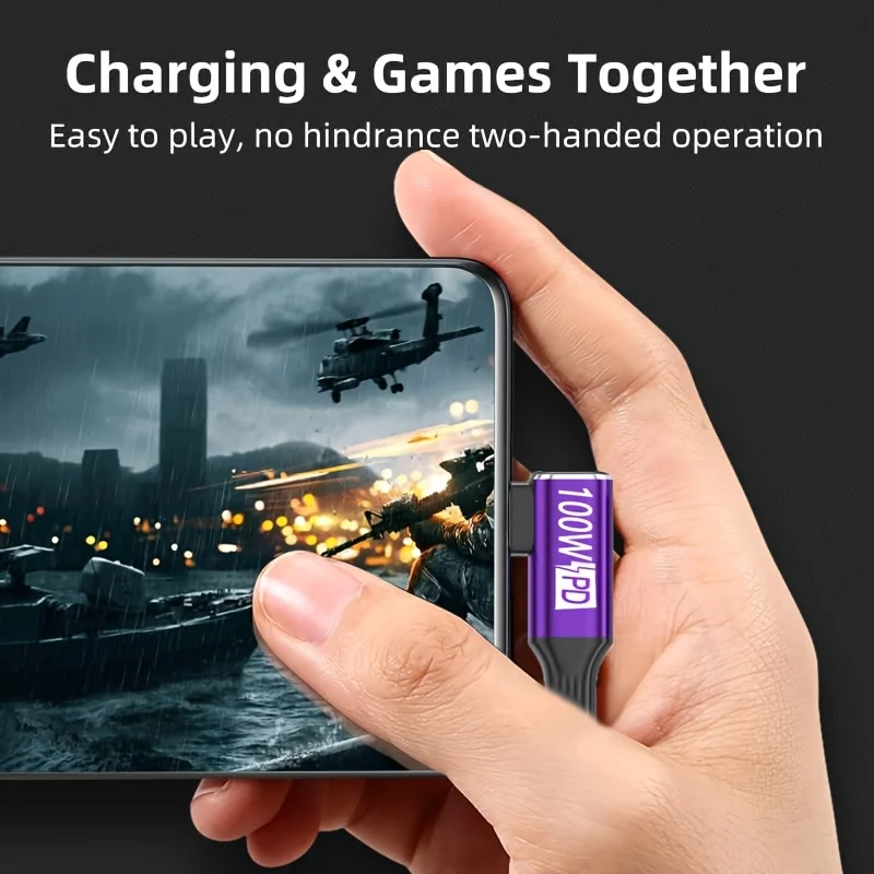 Type-C to Type-C Fast Charging Cable, compatible with iPhone 16, 15 Pro Max, Galaxy S24, S23, S22, S21, S20, S10, and more. 100W