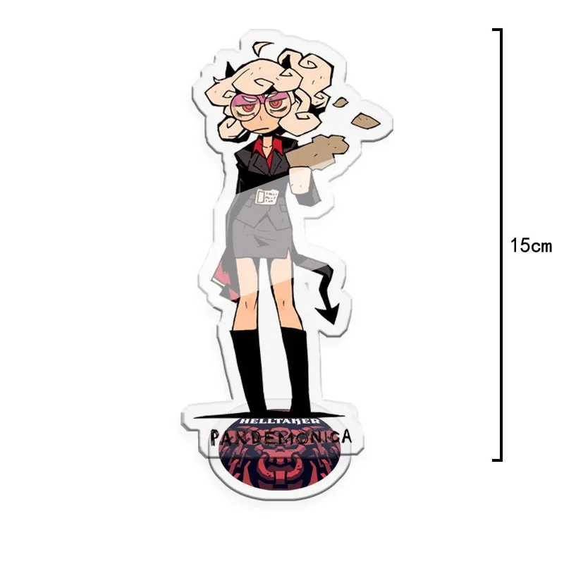 Hot Anime Game Helltaker Card Funny Acrylic Figure Model Stand