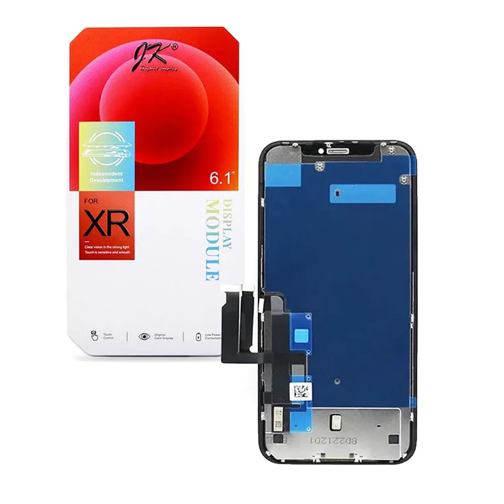 JK Pantalla para iPhone XR Pantalla LCD MONTAJE DE digitalizador con Pantalla táctil para iPhone XR Reemplazo de Pantalla LCD