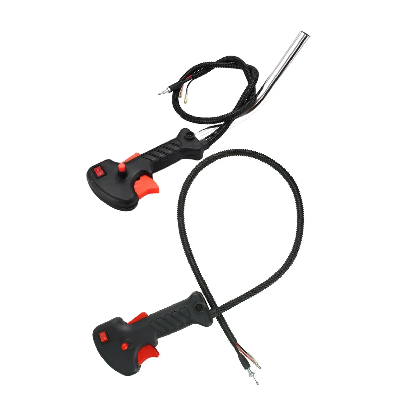 Professional Throttle Control Handle with Switch Throttle Cable Switch for Lawn Mower Brush Cutter Strimmer Accessories