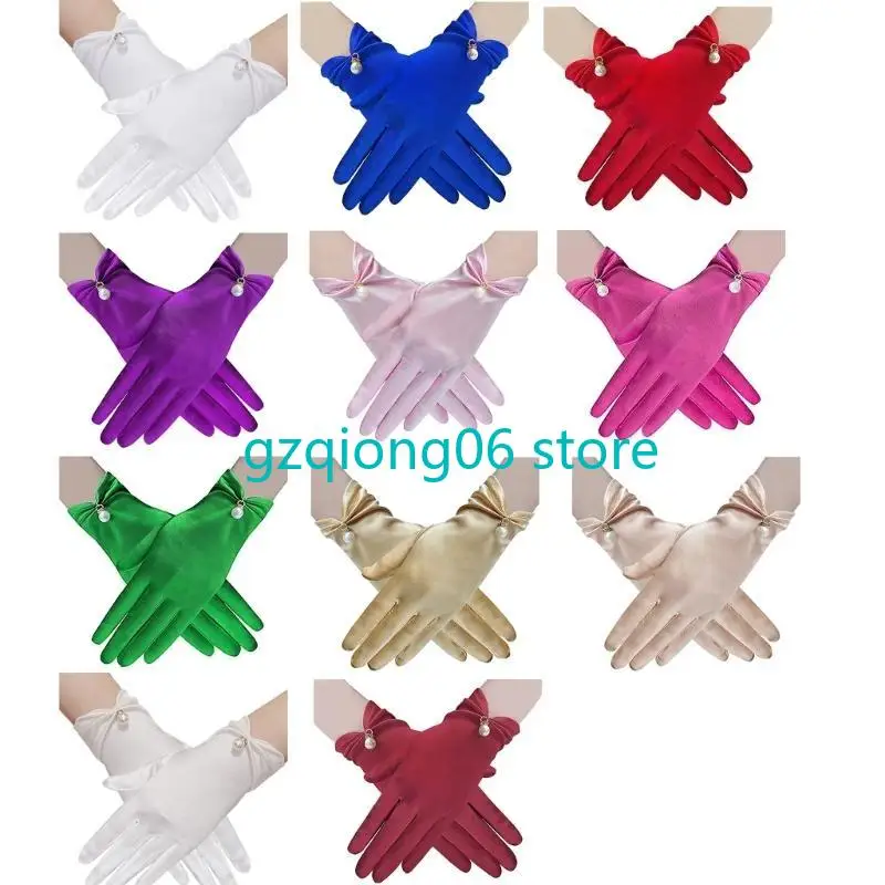 K3nf satins перчатки формальные плать