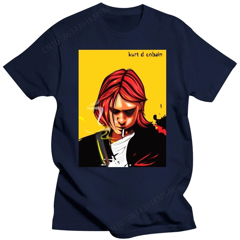 PRIA WANITA PREMIUM DISTRO SABLON DTF DTG DESAIN KURT D COBAIN T Shirt